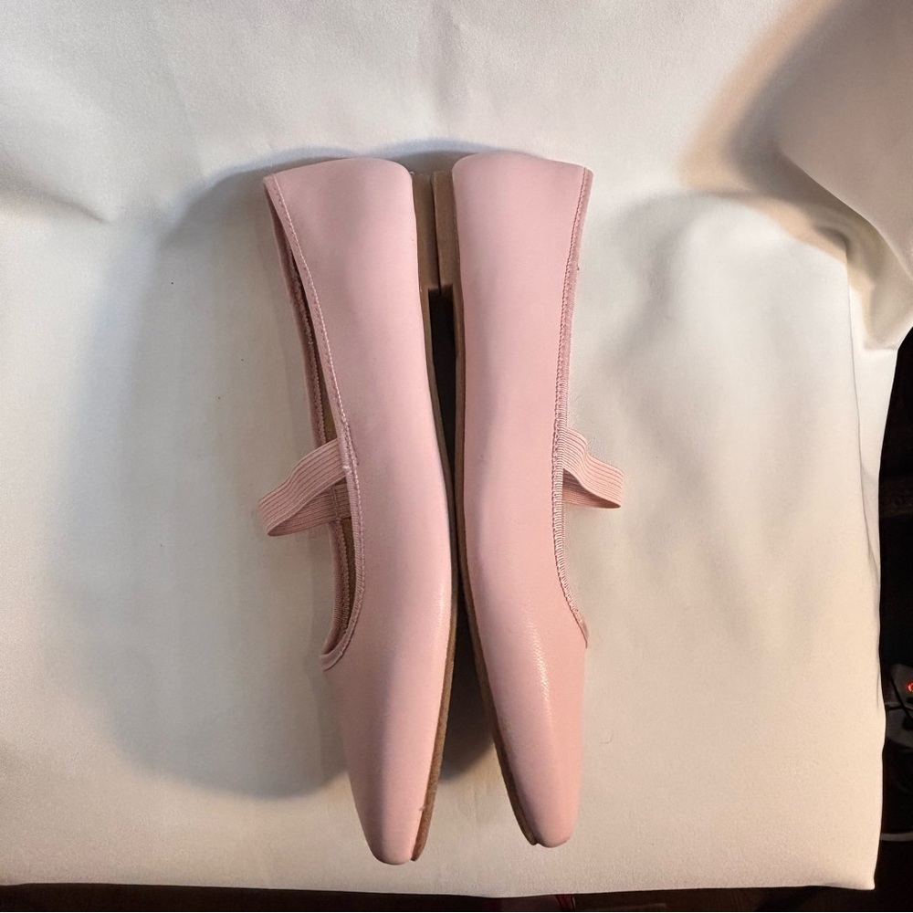 OLD NAVY Sz Abolone Ballet Flats Square Toe Eleastic Light Pink NEW WITH TAG - Picture 5 of 8